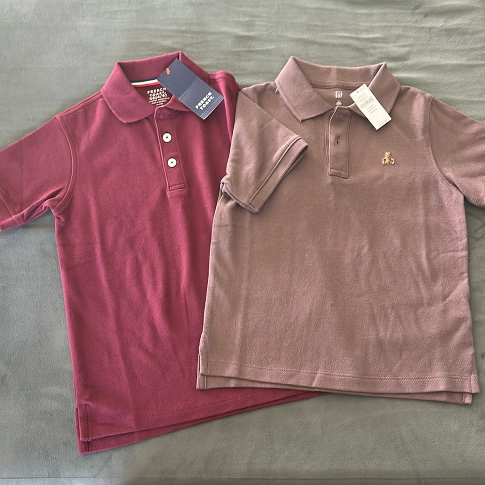 Boys size 5 polo shirts